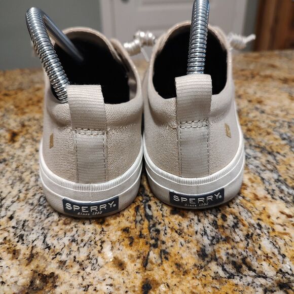 Sperry Women’s Crest Vibe Vulcanized Sneaker Flat Heel Gray STS85703 Size 8W - Picture 10 of 12